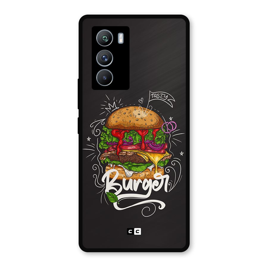 Burger Lover Metal Back Case for iQOO 9 SE