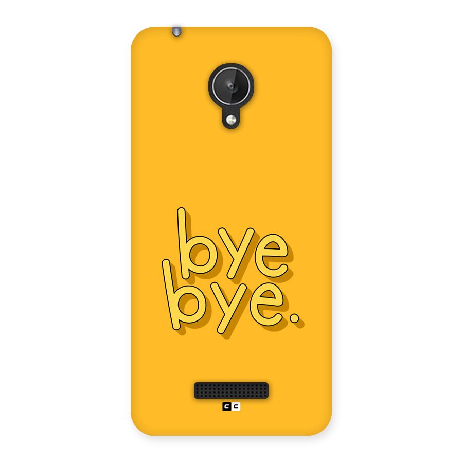 Bye Bye Back Case for Canvas Spark Q380