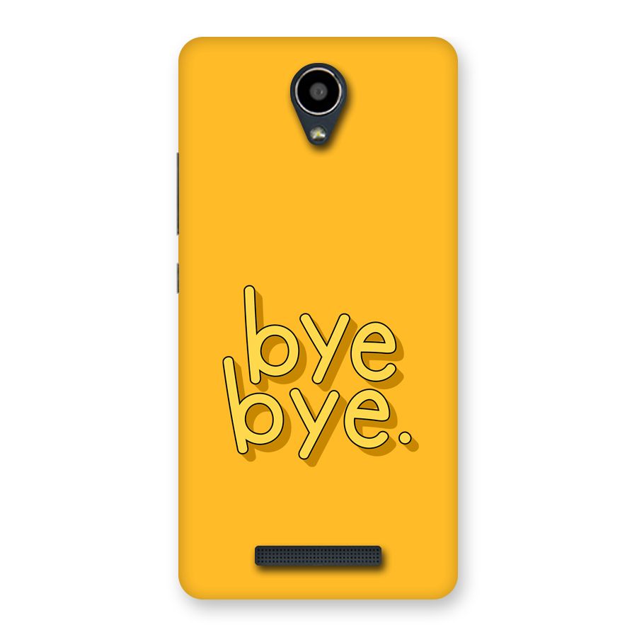 Bye Bye Back Case for Redmi Note 2