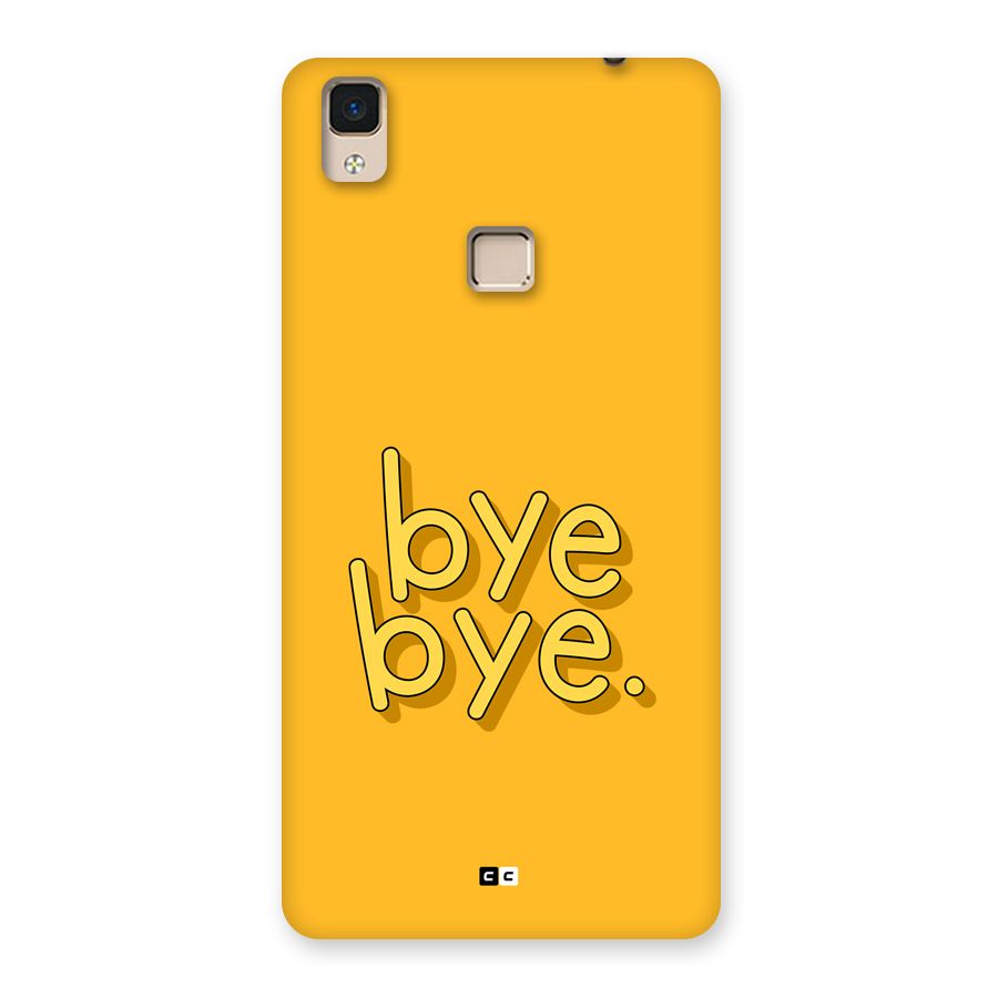 Bye Bye Back Case for V3 Max