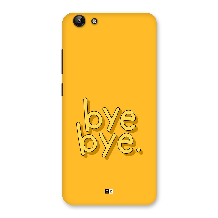 Bye Bye Back Case for Vivo Y69