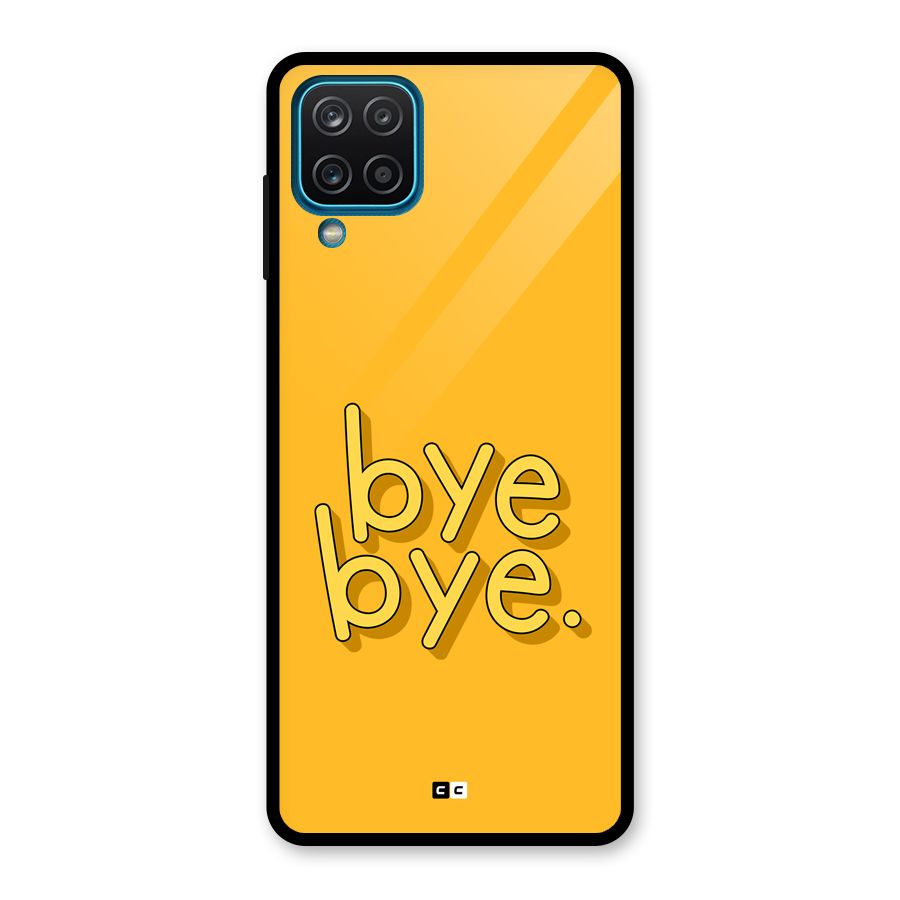 Bye Bye Glass Back Case for Galaxy A12