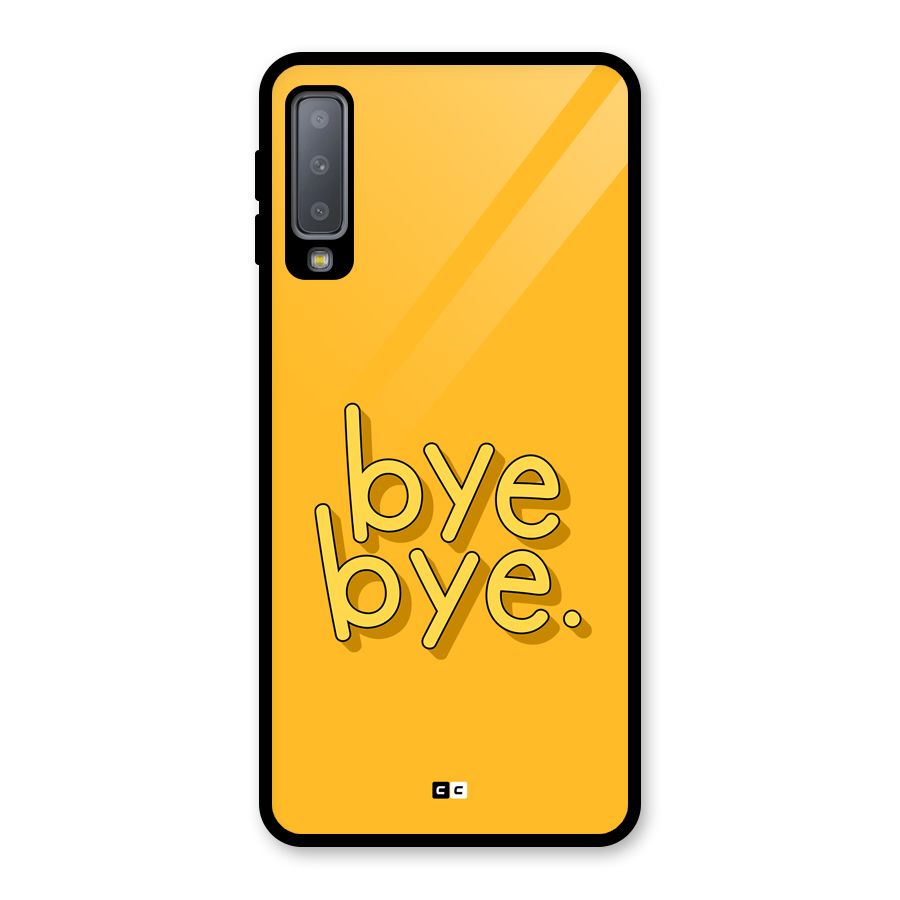 Bye Bye Glass Back Case for Galaxy A7 (2018)