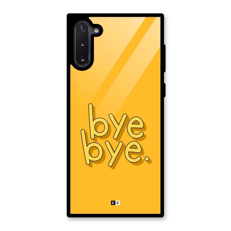 Bye Bye Glass Back Case for Galaxy Note 10