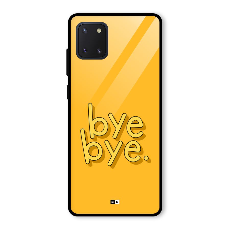 Bye Bye Glass Back Case for Galaxy Note 10 Lite