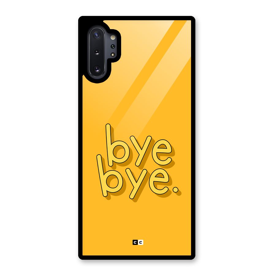 Bye Bye Glass Back Case for Galaxy Note 10 Plus