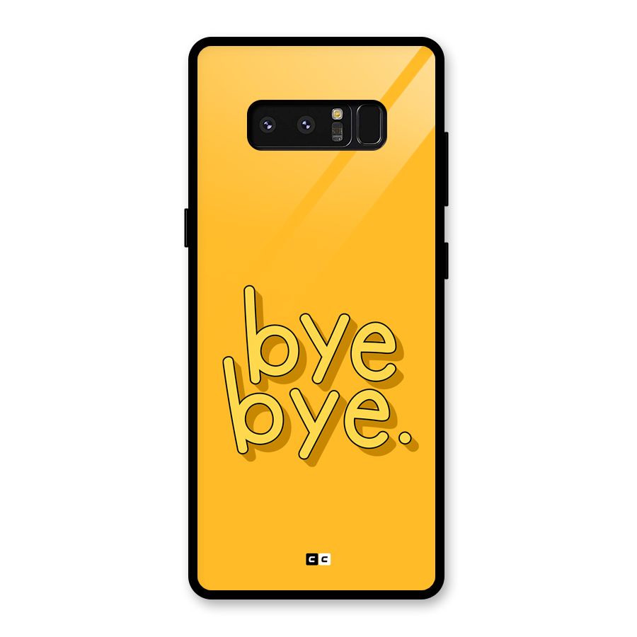 Bye Bye Glass Back Case for Galaxy Note 8