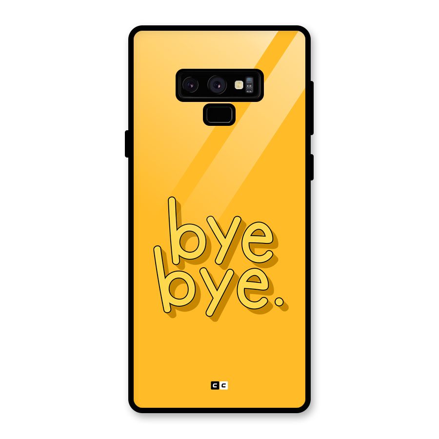 Bye Bye Glass Back Case for Galaxy Note 9