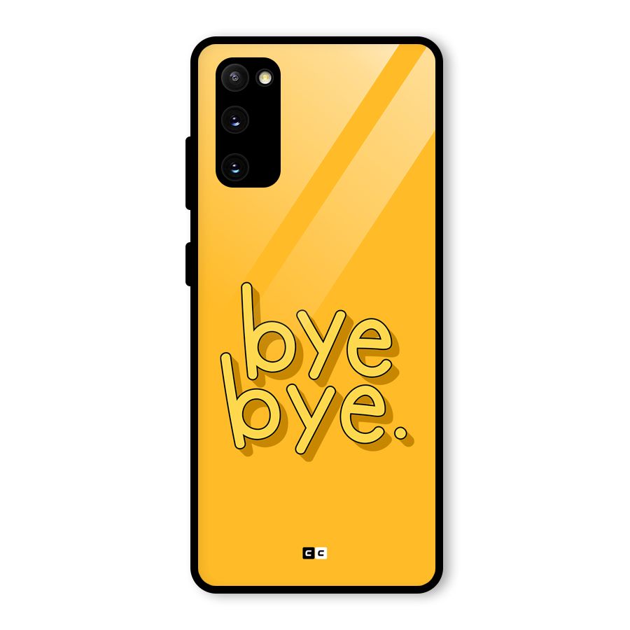 Bye Bye Glass Back Case for Galaxy S20 FE