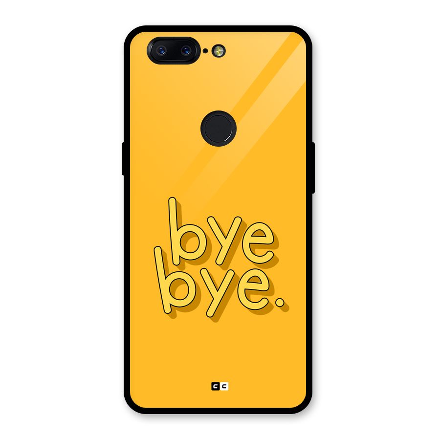 Bye Bye Glass Back Case for OnePlus 5T