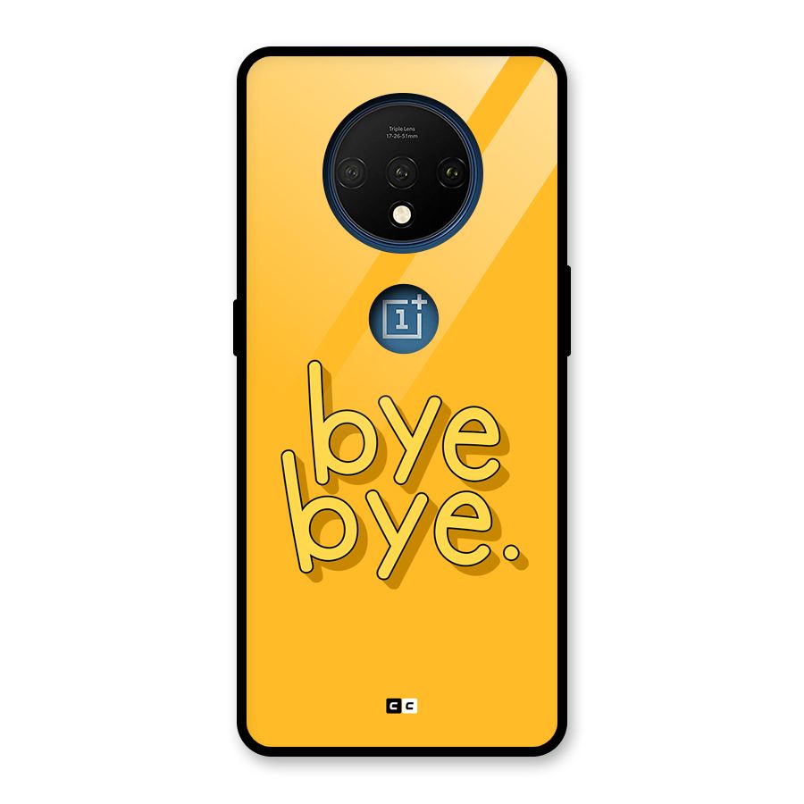 Bye Bye Glass Back Case for OnePlus 7T