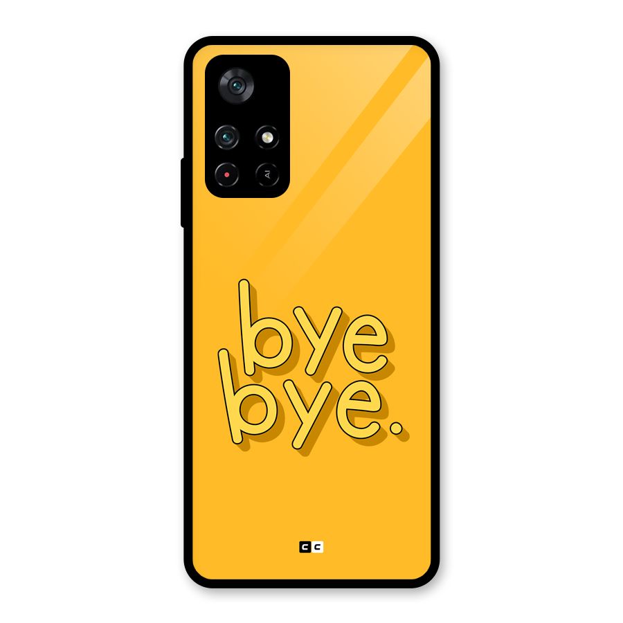 Bye Bye Glass Back Case for Poco M4 Pro 5G