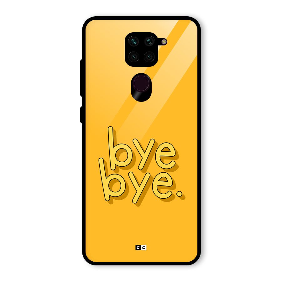 Bye Bye Glass Back Case for Redmi Note 9