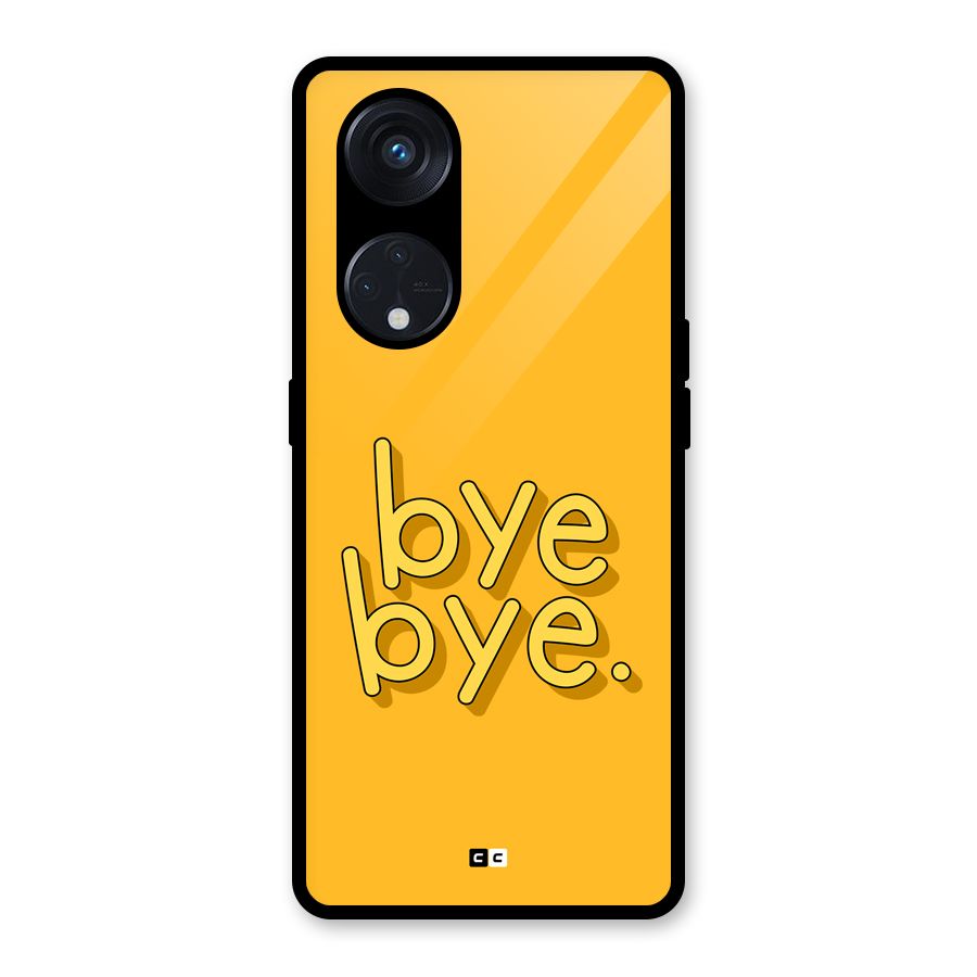 Bye Bye Glass Back Case for Reno8 T 5G