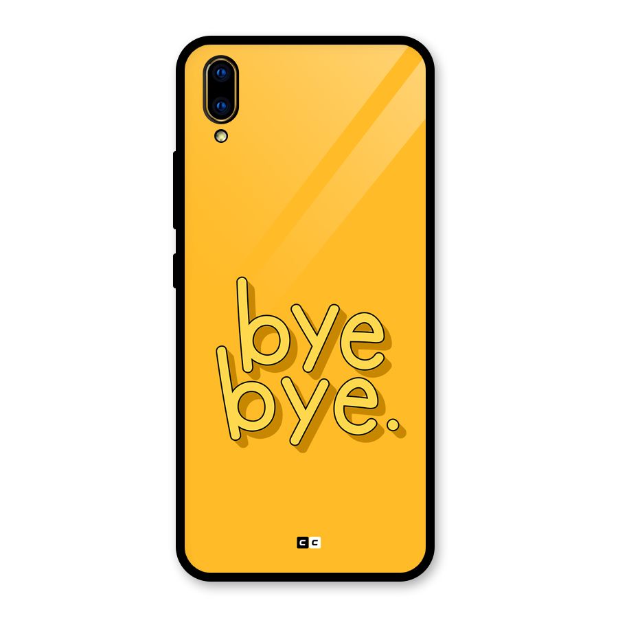 Bye Bye Glass Back Case for Vivo V11 Pro