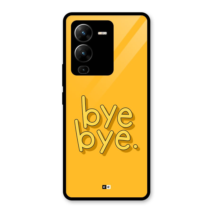 Bye Bye Glass Back Case for Vivo V25 Pro