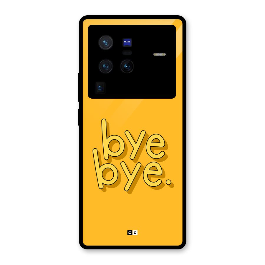 Bye Bye Glass Back Case for Vivo X80 Pro