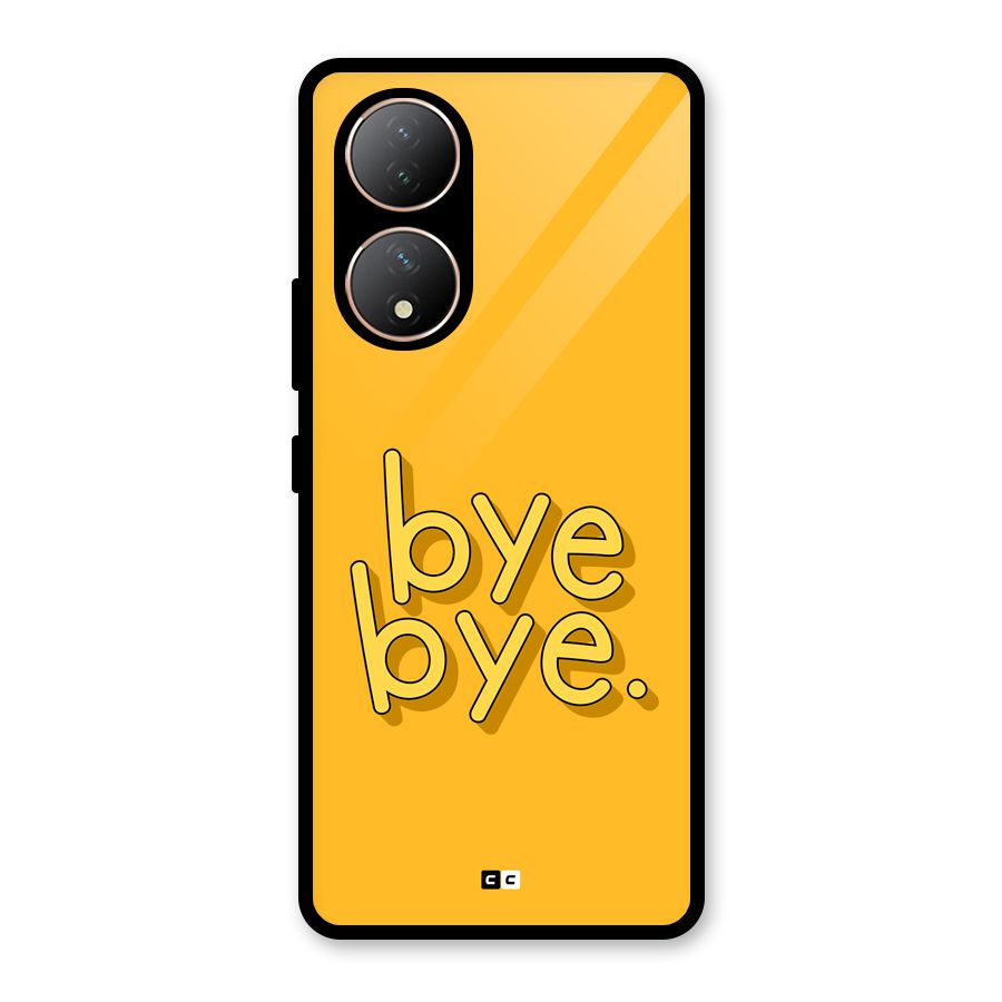 Bye Bye Glass Back Case for Vivo Y100A