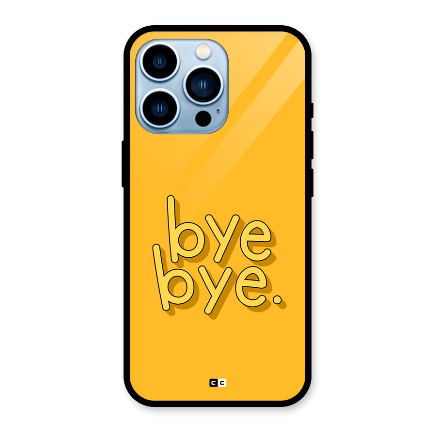 Bye Bye Glass Back Case for iPhone 13 Pro