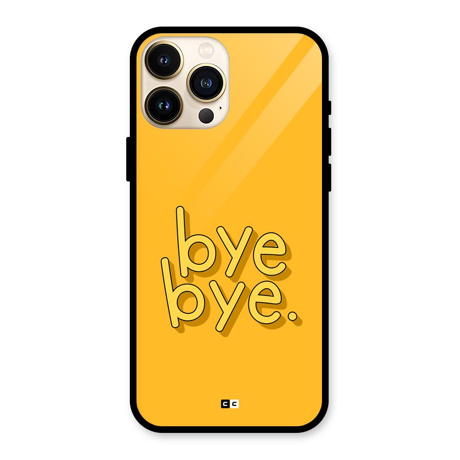 Bye Bye Glass Back Case for iPhone 13 Pro Max