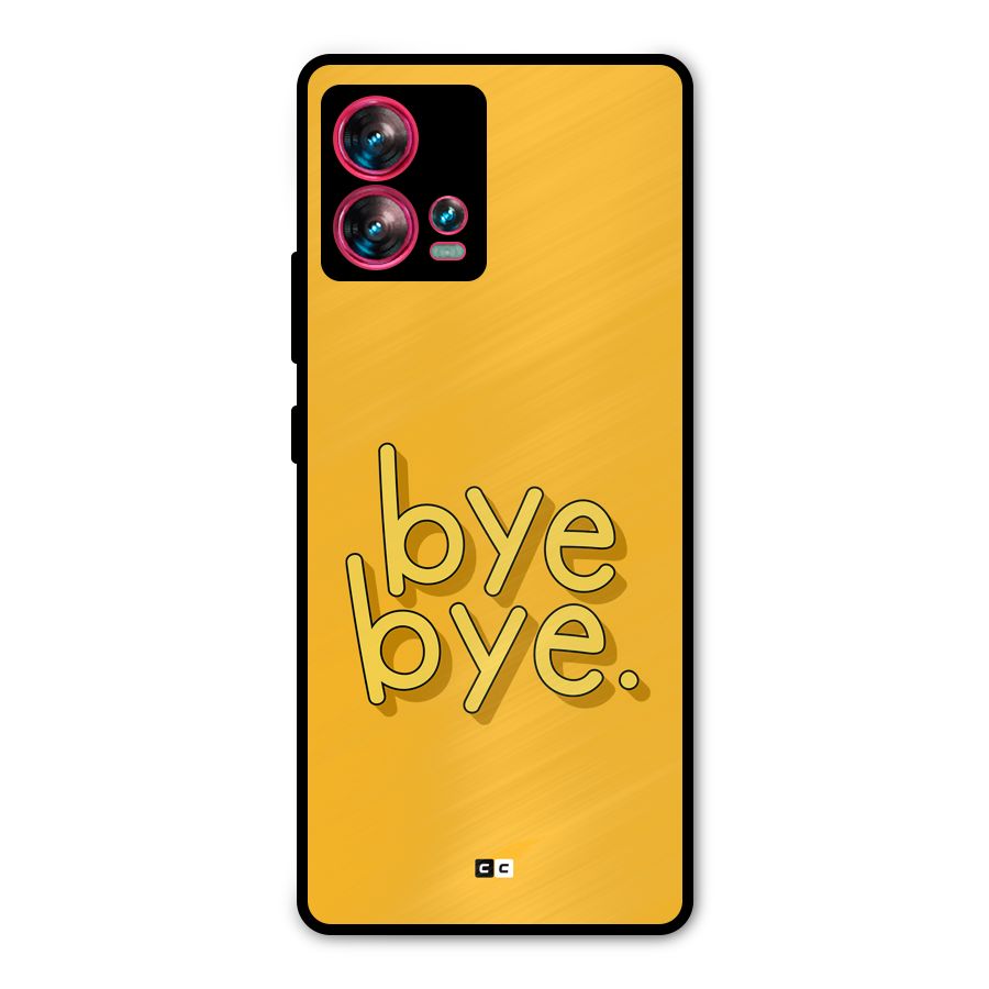 Bye Bye Metal Back Case for Motorola Edge 30 Fusion