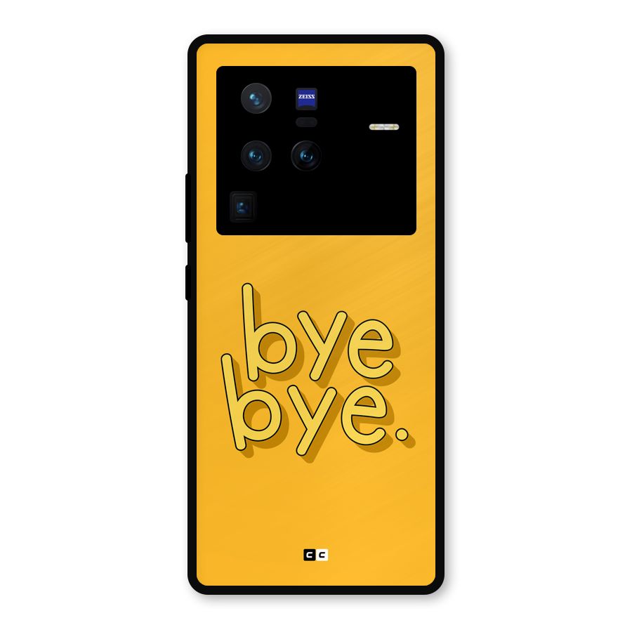 Bye Bye Metal Back Case for Vivo X80 Pro