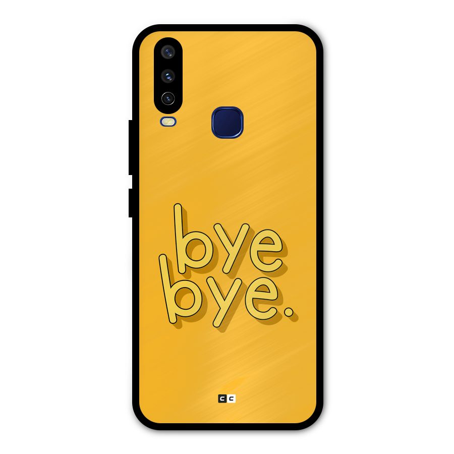 Bye Bye Metal Back Case for Vivo Y12