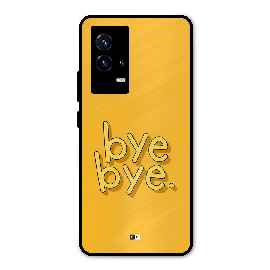 Bye Bye Metal Back Case for iQOO 9 5G