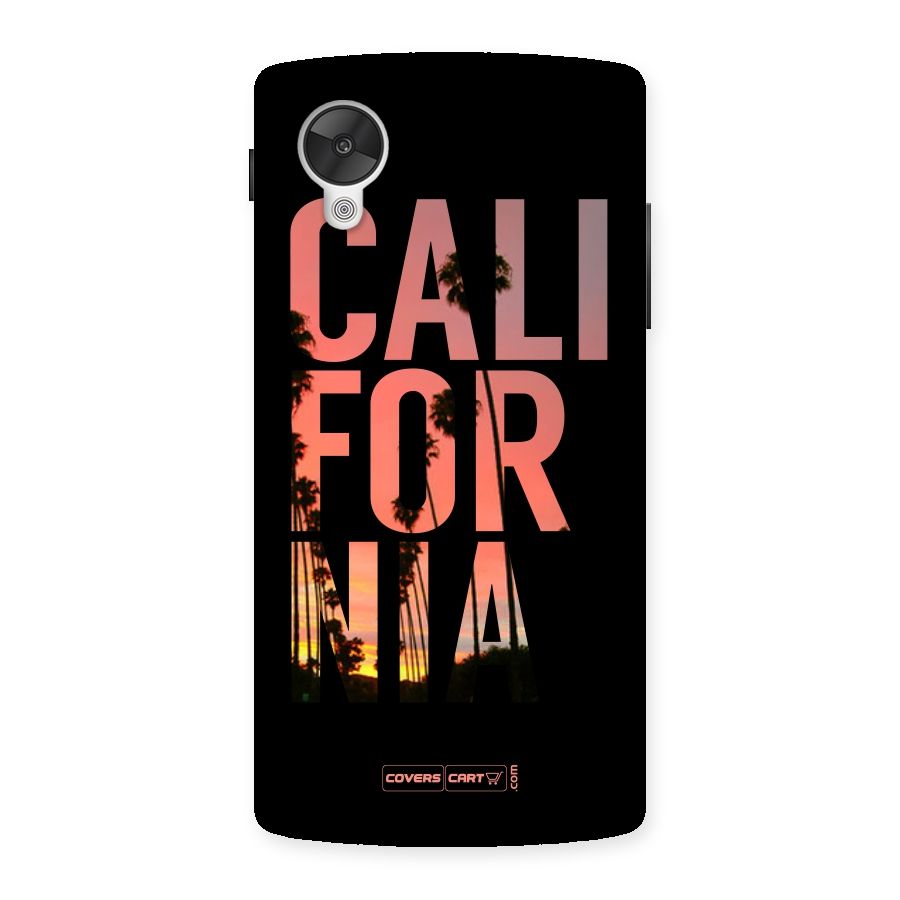 California Back Case for Google Nexsus 5
