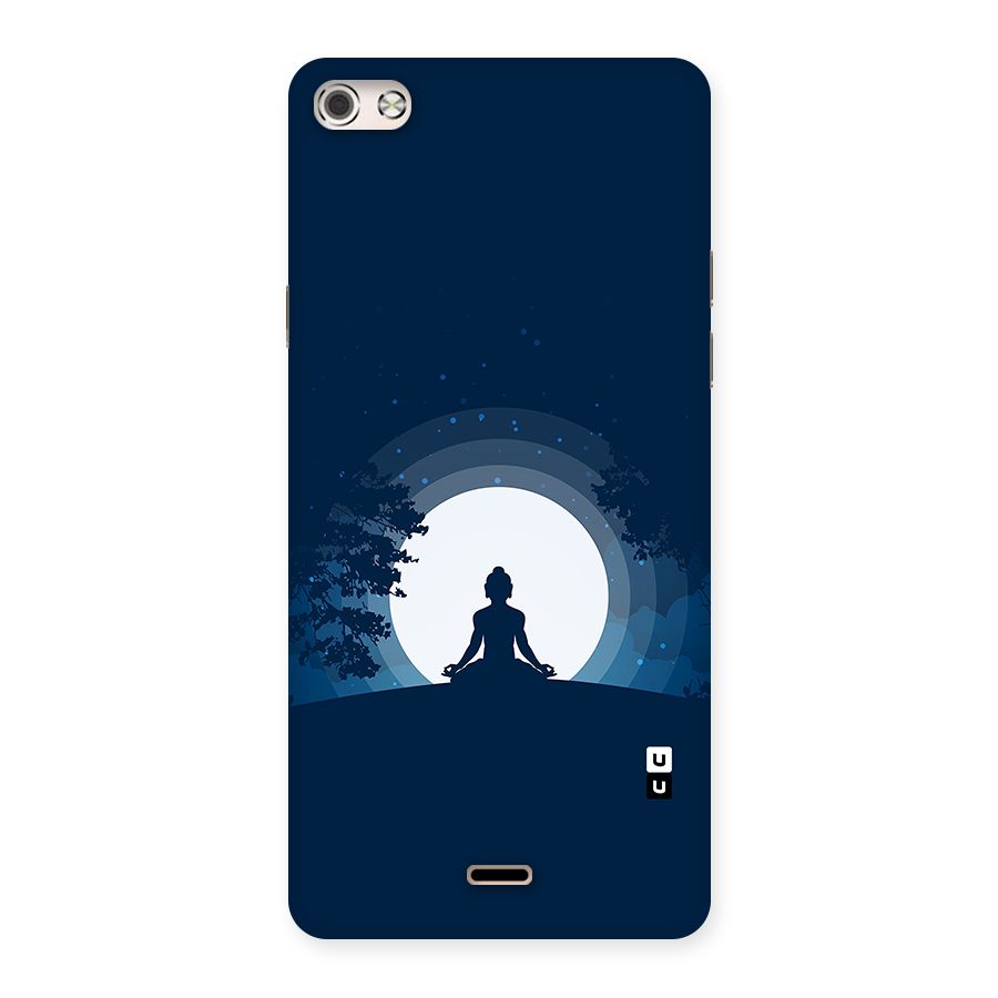 Calm Meditation Back Case for Micromax Canvas Silver 5