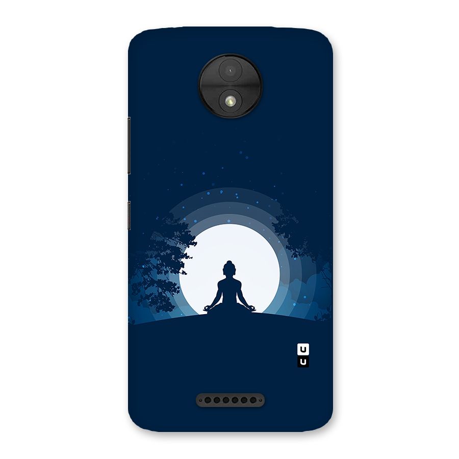 Calm Meditation Back Case for Moto C