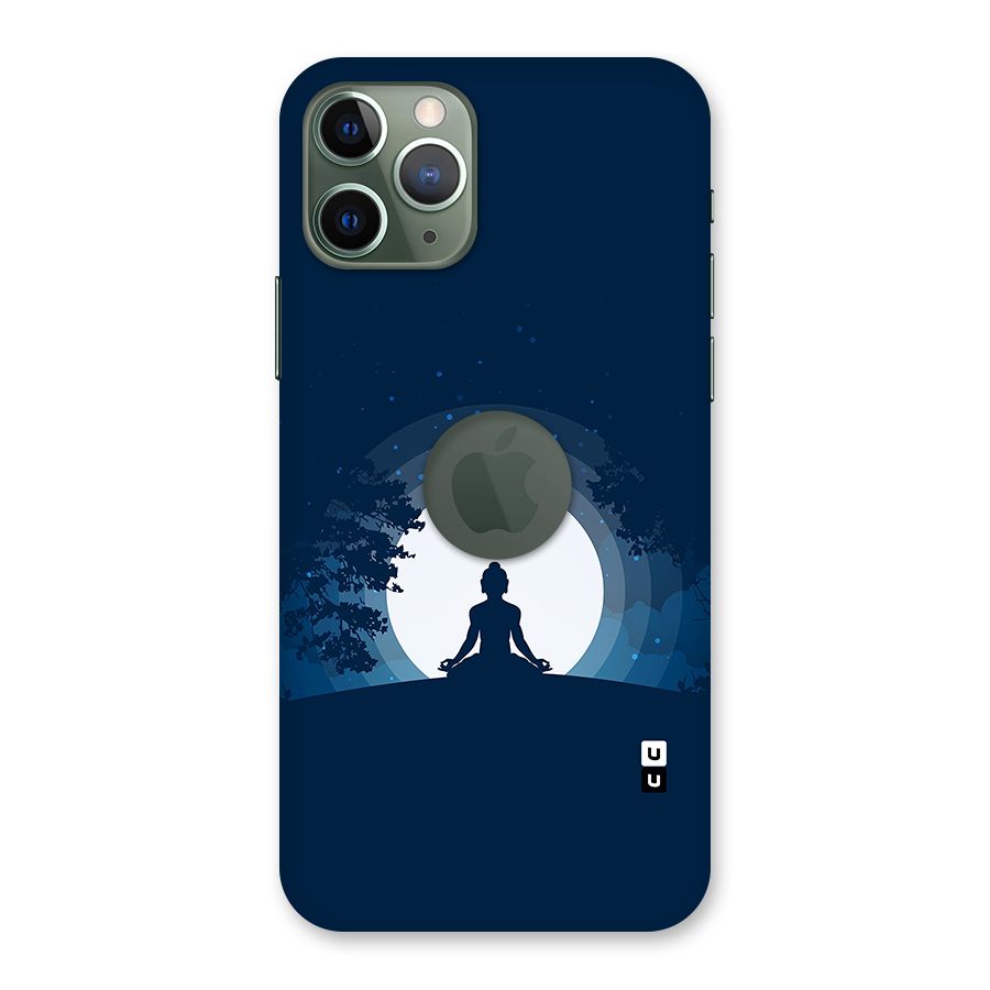 Calm Meditation Back Case for iPhone 11 Pro Logo  Cut
