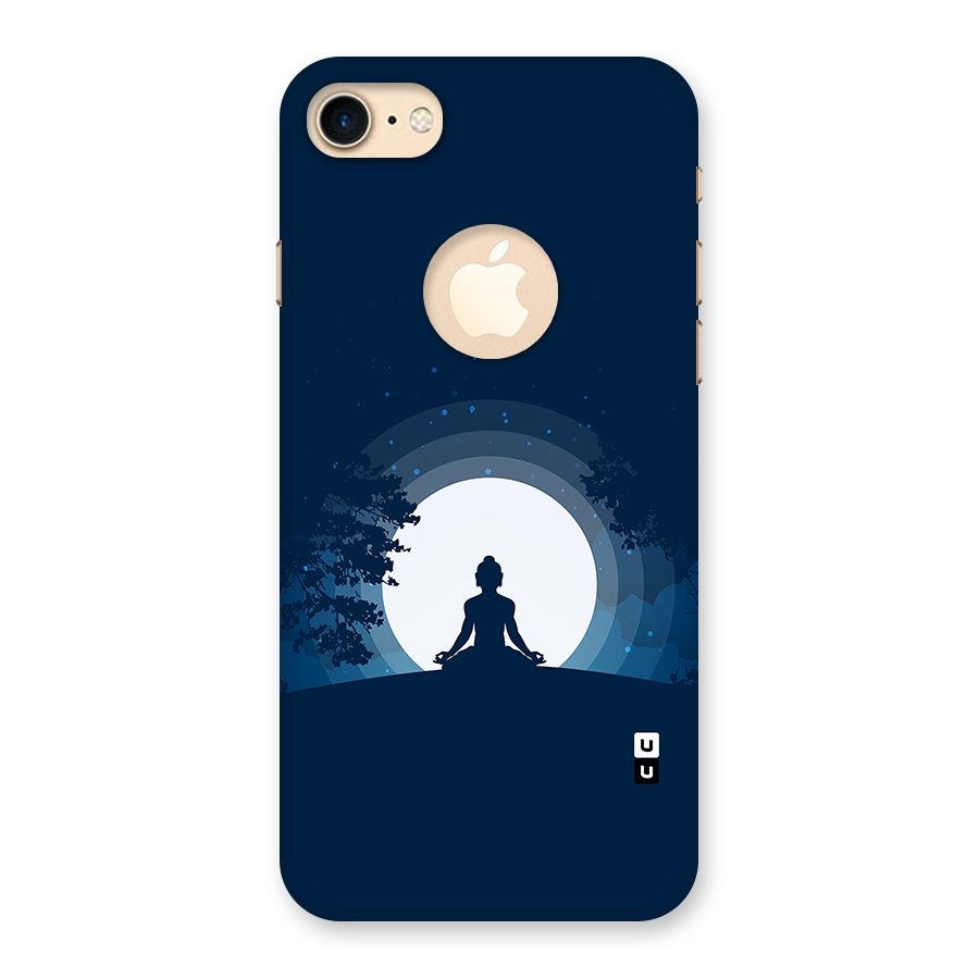 Calm Meditation Back Case for iPhone 7 Logo Cut