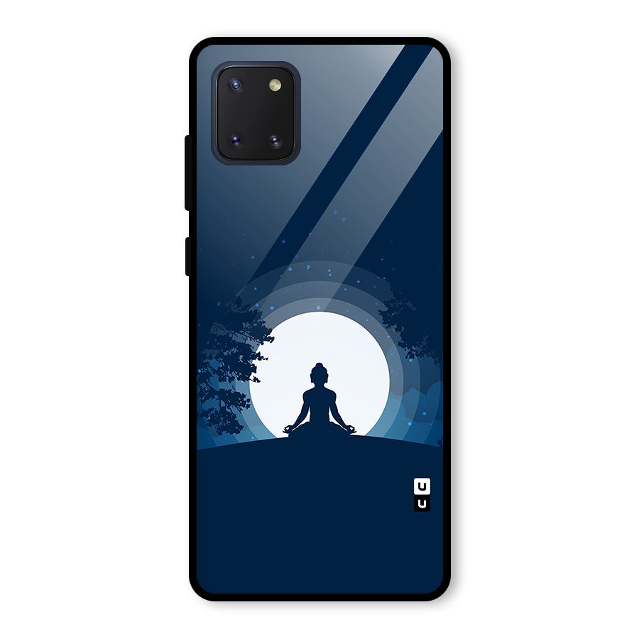Calm Meditation Glass Back Case for Galaxy Note 10 Lite