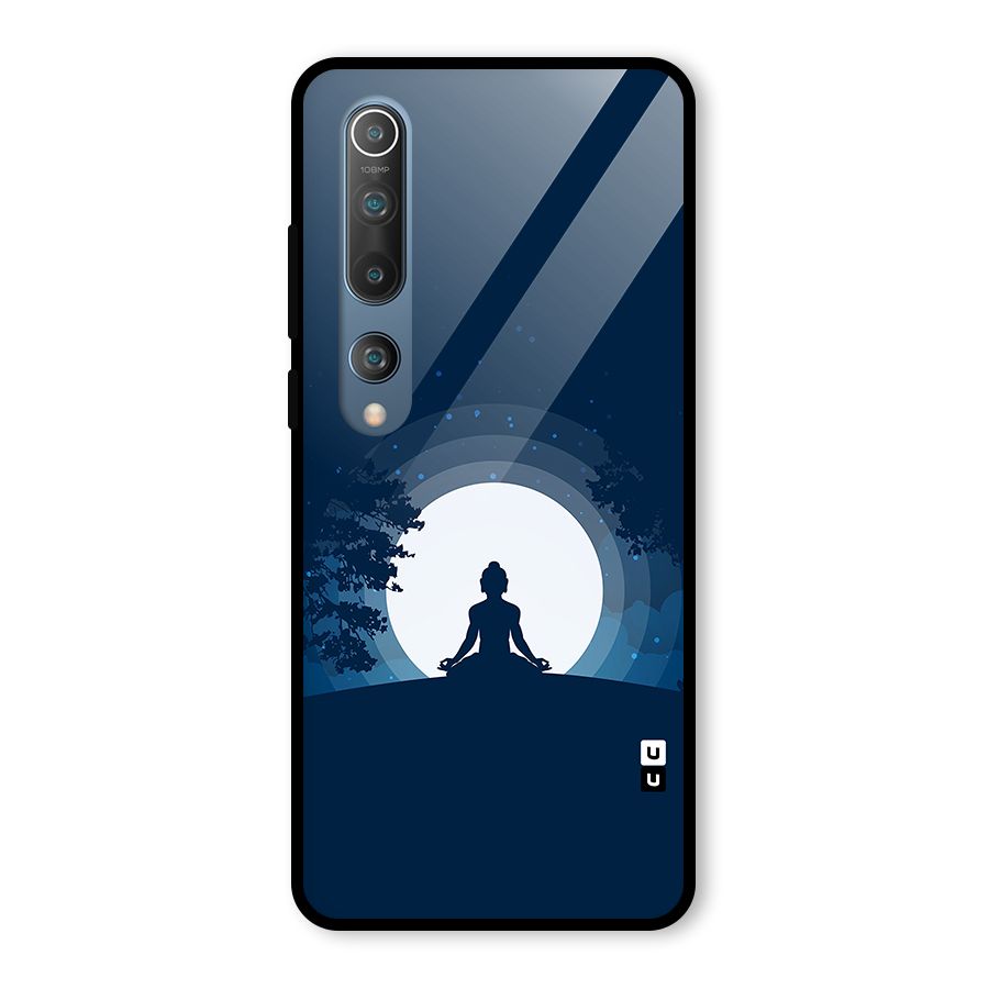 Calm Meditation Glass Back Case for Mi 10