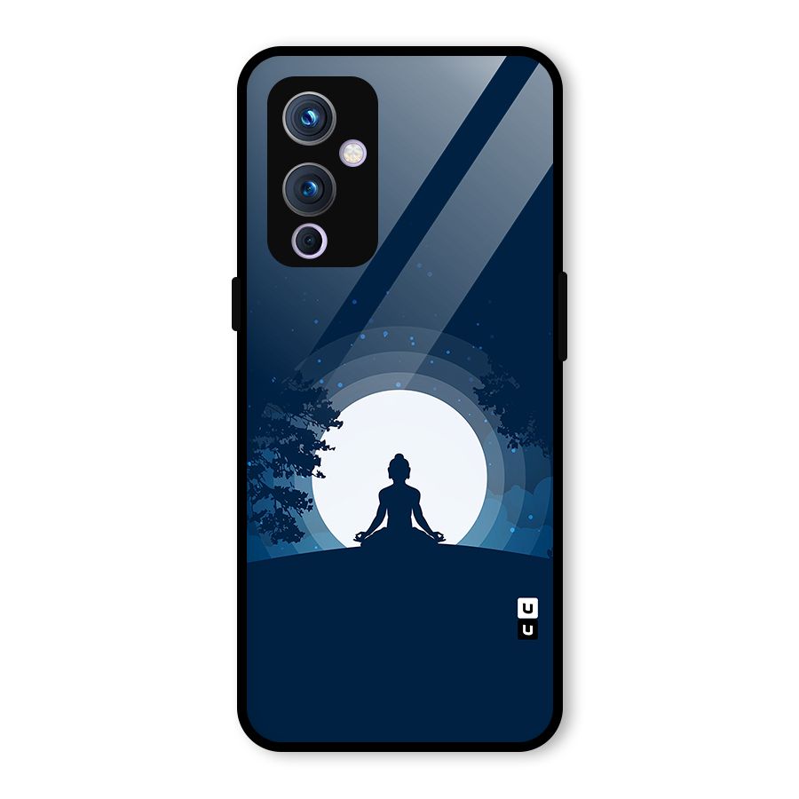 Calm Meditation Glass Back Case for OnePlus 9