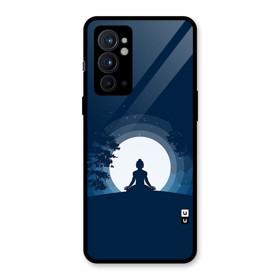 Calm Meditation Glass Back Case for OnePlus 9RT 5G