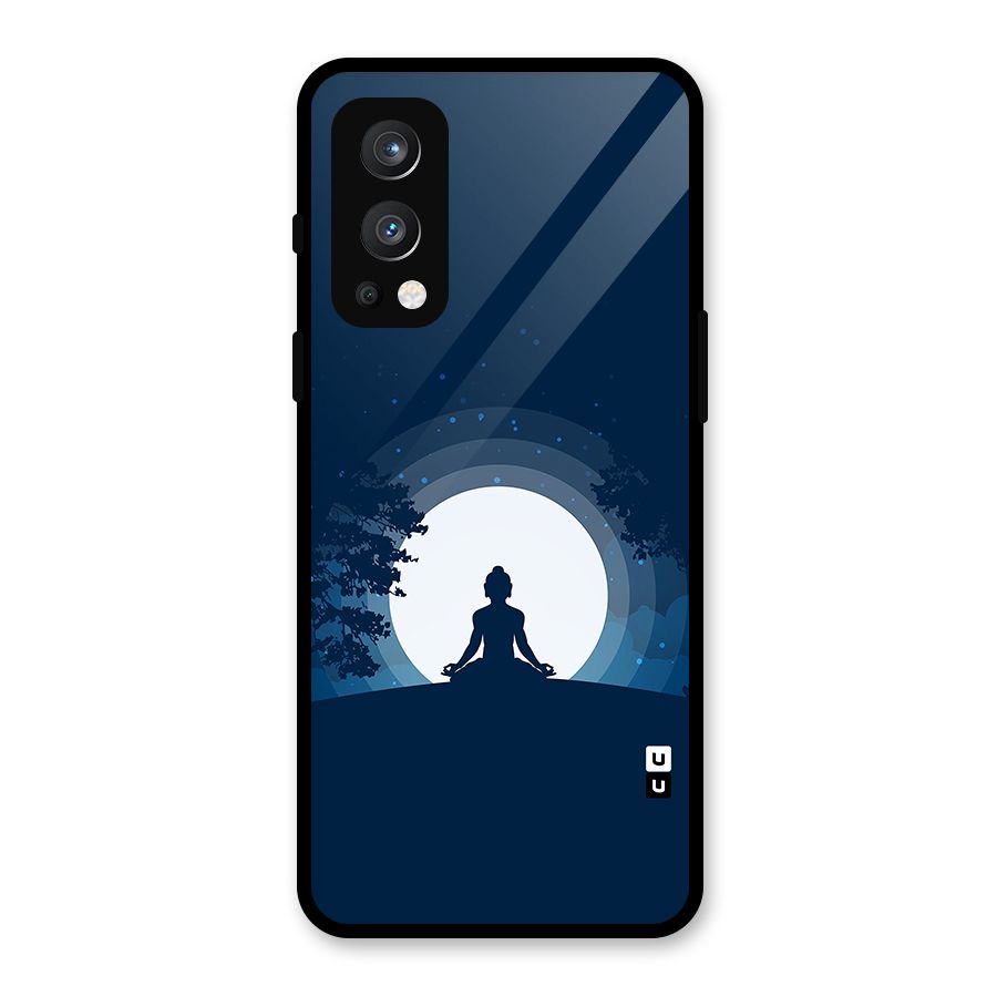 Calm Meditation Glass Back Case for OnePlus Nord 2 5G
