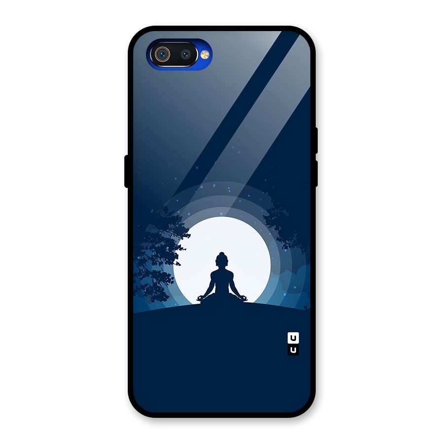 Calm Meditation Glass Back Case for Realme C2