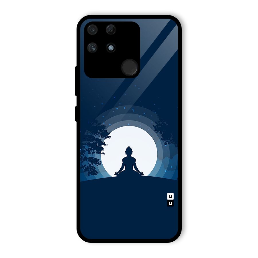 Calm Meditation Glass Back Case for Realme Narzo 50A