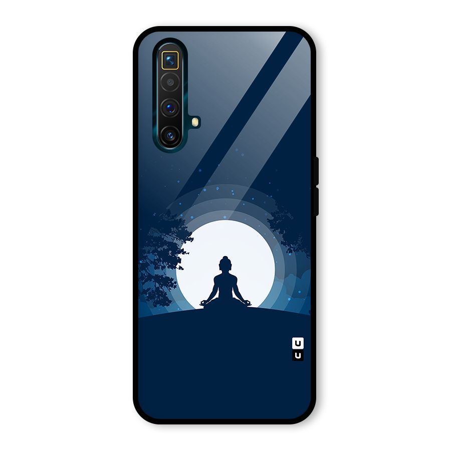 Calm Meditation Glass Back Case for Realme X3