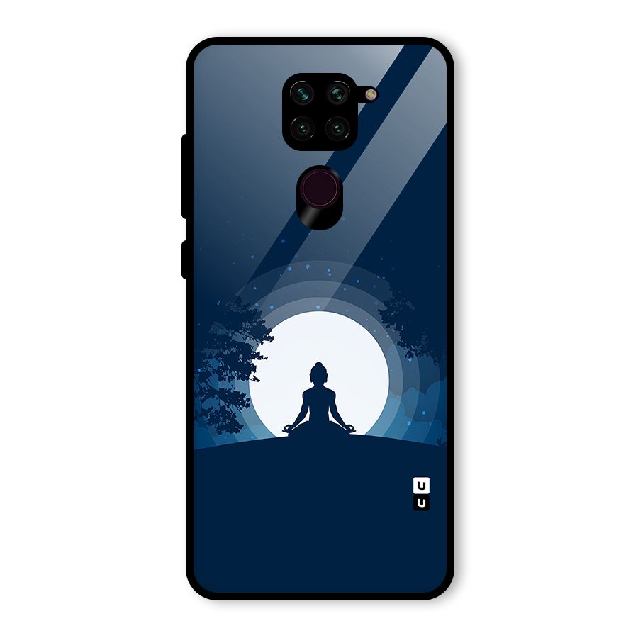 Calm Meditation Glass Back Case for Redmi Note 9