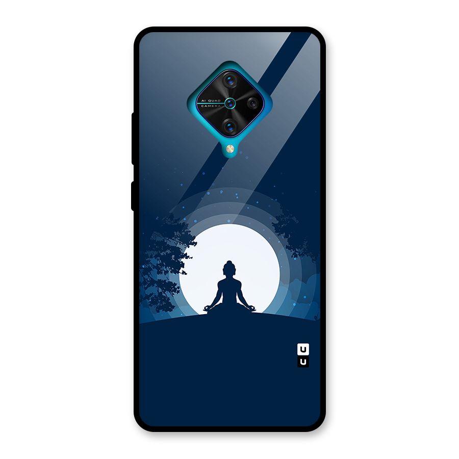 Calm Meditation Glass Back Case for Vivo S1 Pro