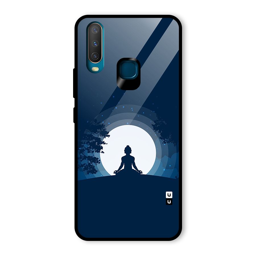 Calm Meditation Glass Back Case for Vivo U10