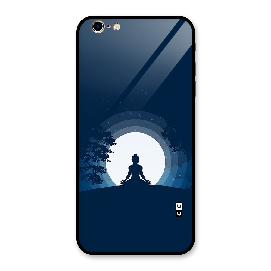 Calm Meditation Glass Back Case for iPhone 6 Plus 6S Plus
