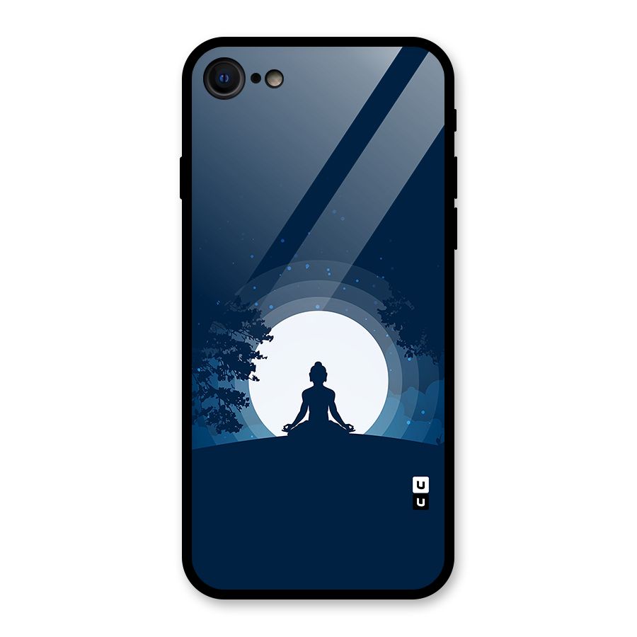 Calm Meditation Glass Back Case for iPhone 7