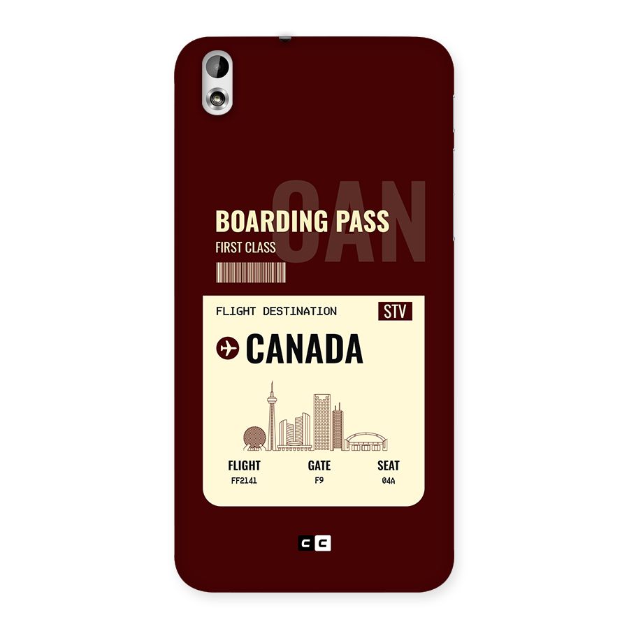 Canada Boarding Pass Back Case for Desire 816g