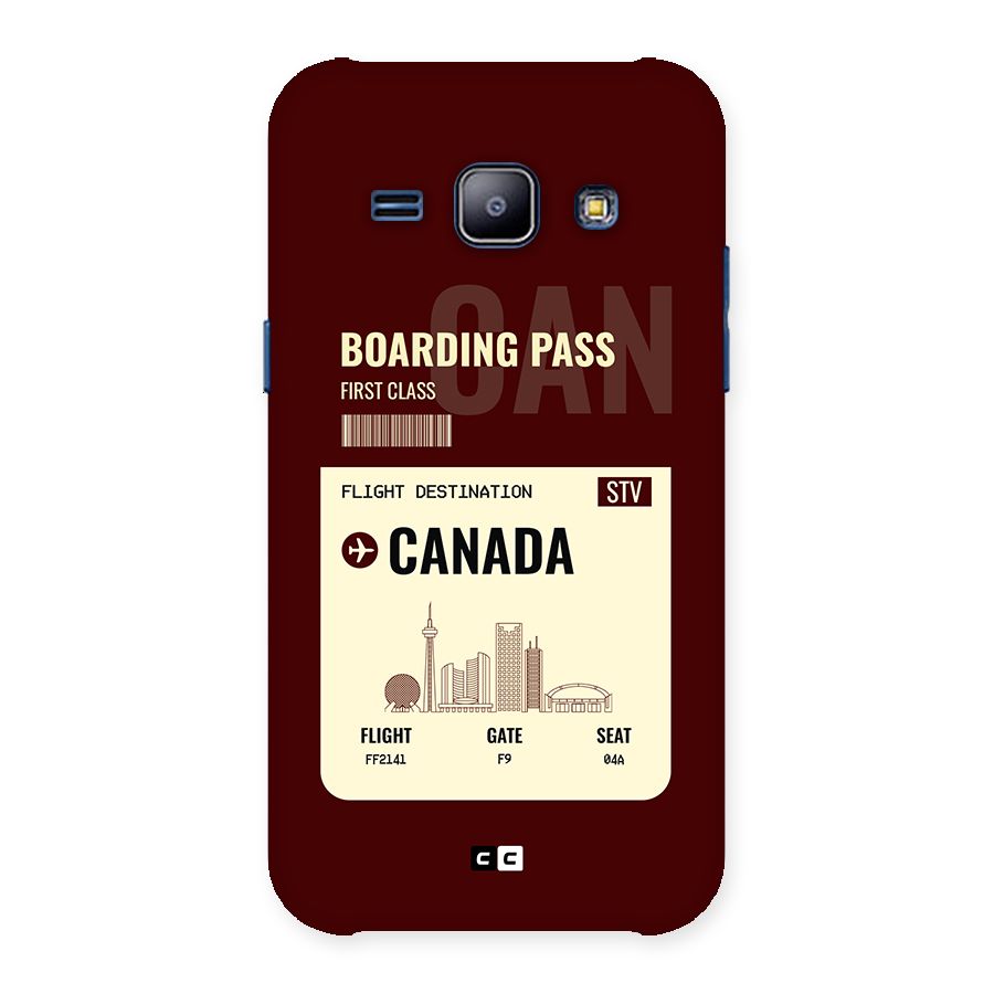 Canada Boarding Pass Back Case for Galaxy J1