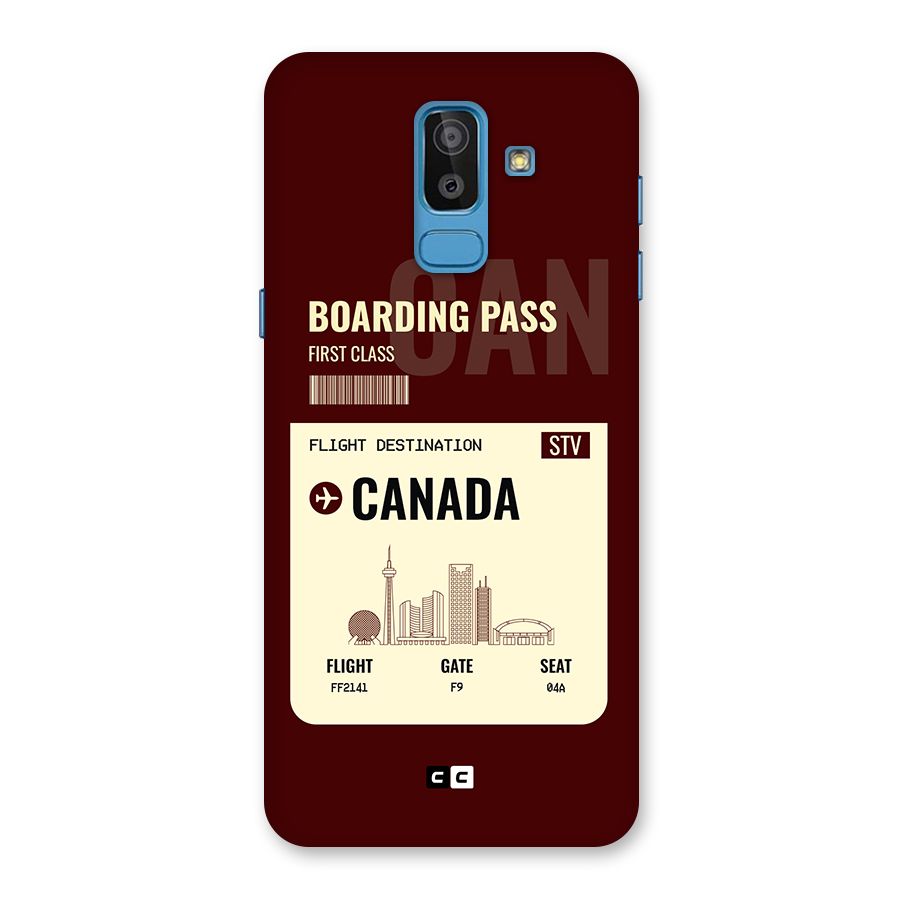 Canada Boarding Pass Back Case for Galaxy On8 (2018)