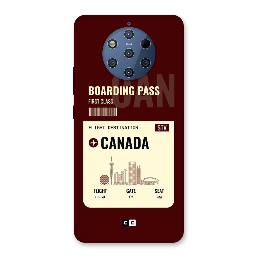 Canada Boarding Pass Back Case for Nokia 9 PureView
